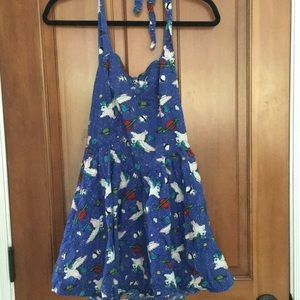 Awesome galactic unicorn rockabilly dress